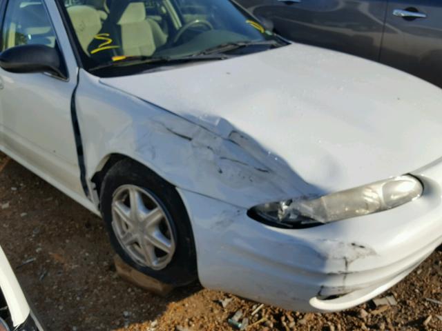 1G3NL52F44C236389 - 2004 OLDSMOBILE ALERO GL WHITE photo 10