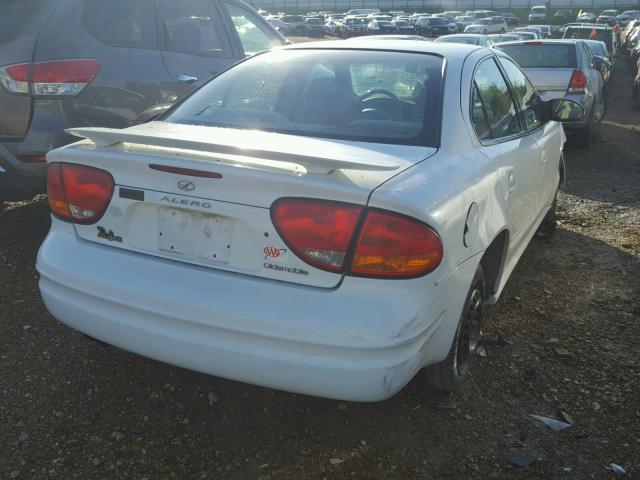 1G3NL52F44C236389 - 2004 OLDSMOBILE ALERO GL WHITE photo 4