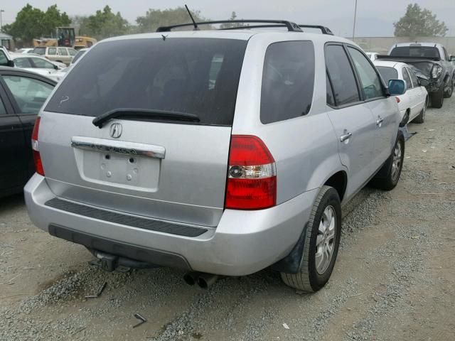 2HNYD18683H504506 - 2003 ACURA MDX TOURIN SILVER photo 4