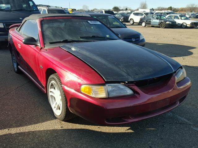 1FALP45X4TF102950 - 1996 FORD MUSTANG GT RED photo 1