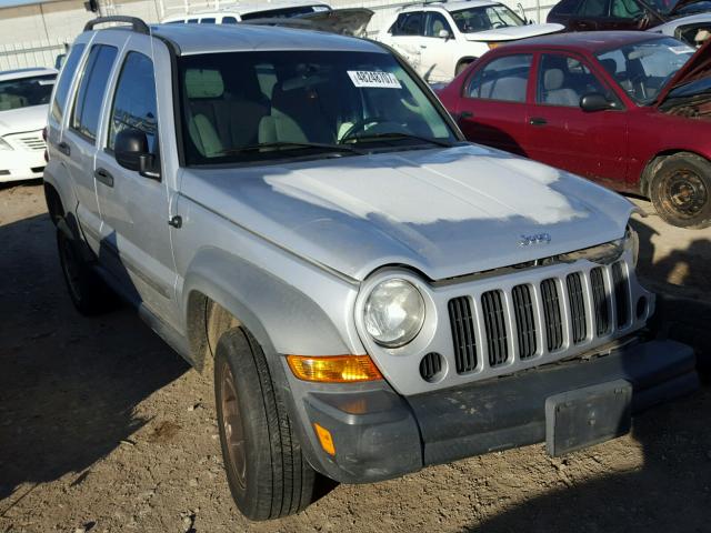 1J4GL48K47W518164 - 2007 JEEP LIBERTY SP GRAY photo 1