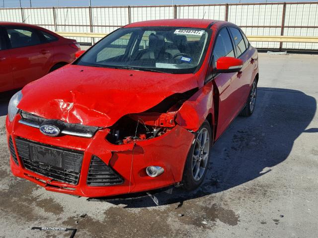 1FADP3F21DL272915 - 2013 FORD FOCUS SE RED photo 2