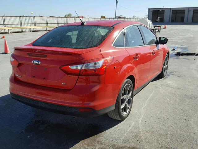 1FADP3F21DL272915 - 2013 FORD FOCUS SE RED photo 4