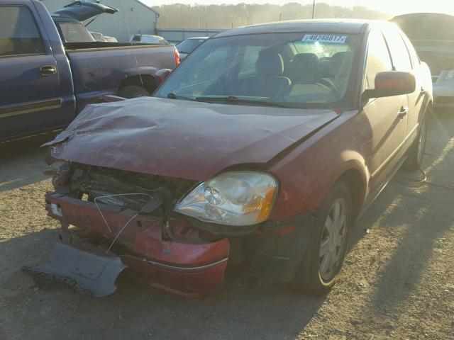 1FAFP23146G120279 - 2006 FORD FIVE HUNDR RED photo 2