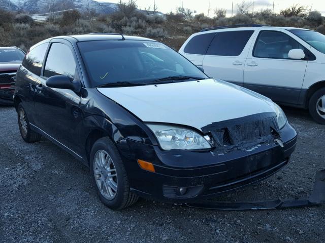 1FAFP31N76W185287 - 2006 FORD FOCUS ZX3 BLACK photo 1