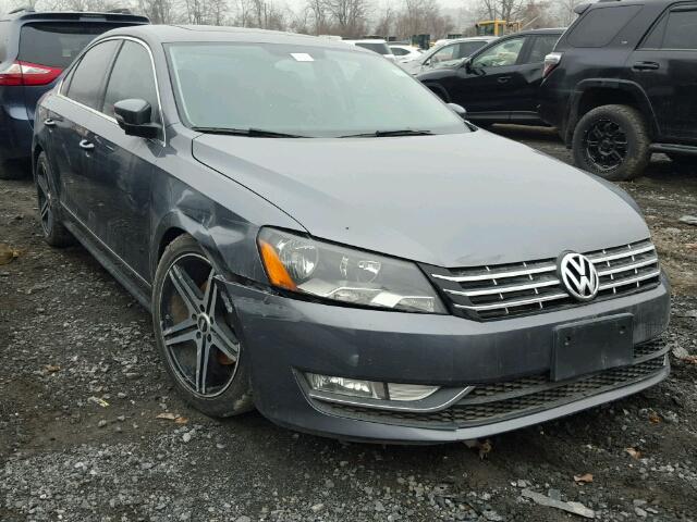 1VWCN7A35DC112309 - 2013 VOLKSWAGEN PASSAT SEL GRAY photo 1