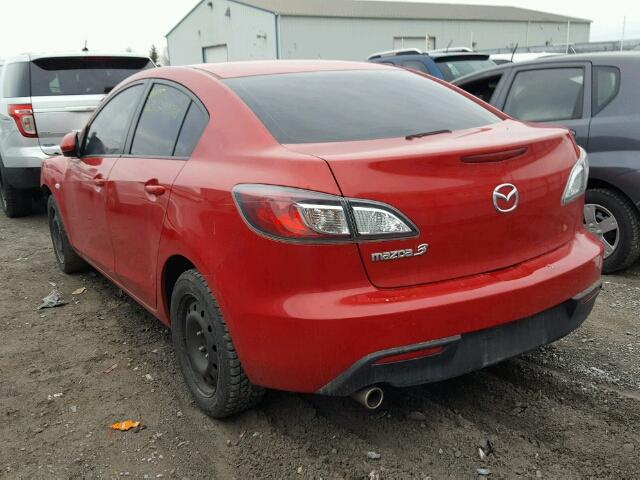 JM1BL1SF6A1138497 - 2010 MAZDA 3 I RED photo 3