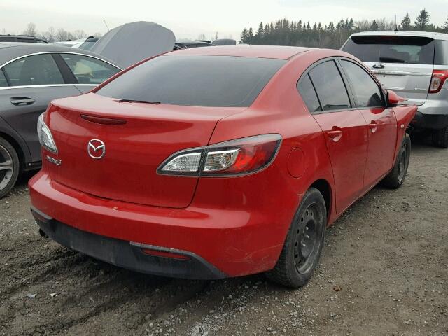 JM1BL1SF6A1138497 - 2010 MAZDA 3 I RED photo 4