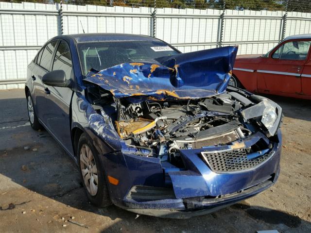 1G1PA5SH9D7154028 - 2013 CHEVROLET CRUZE LS BLUE photo 1