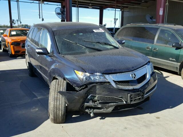 2HNYD2H67CH547661 - 2012 ACURA MDX ADVANC BLUE photo 1