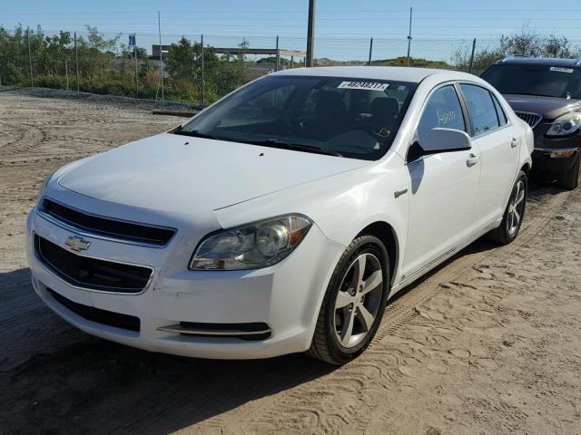 1G1ZF57559F170121 - 2009 CHEVROLET MALIBU HYB 白色 照片 2