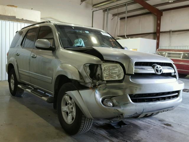 5TDZT34A86S265080 - 2006 TOYOTA SEQUOIA SR SILVER photo 1