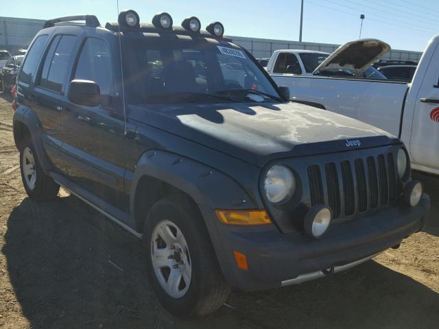 1J4GL38KX5W543920 - 2005 JEEP LIBERTY RE GREEN photo 1