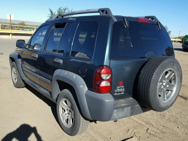 1J4GL38KX5W543920 - 2005 JEEP LIBERTY RE GREEN photo 3