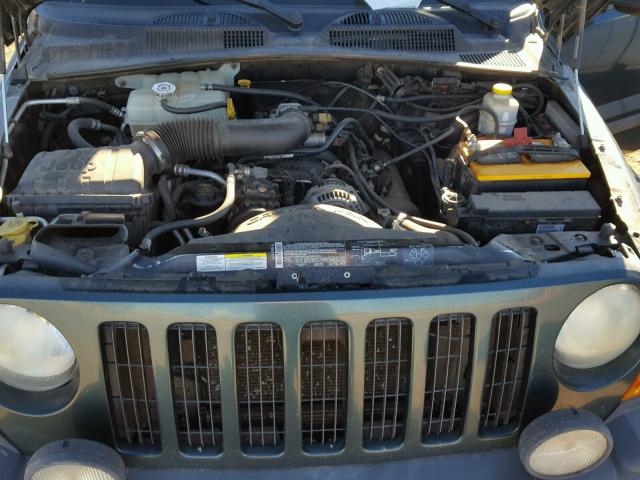 1J4GL38KX5W543920 - 2005 JEEP LIBERTY RE GREEN photo 7