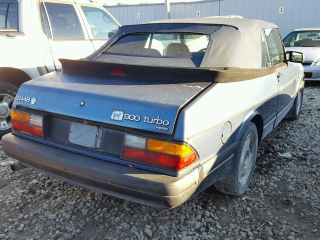 YS3AL76L6R7001916 - 1994 SAAB 900 BLUE photo 4