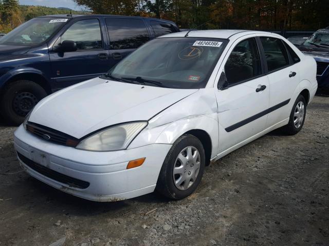 1FAFP33P91W129147 - 2001 FORD FOCUS LX WHITE photo 2