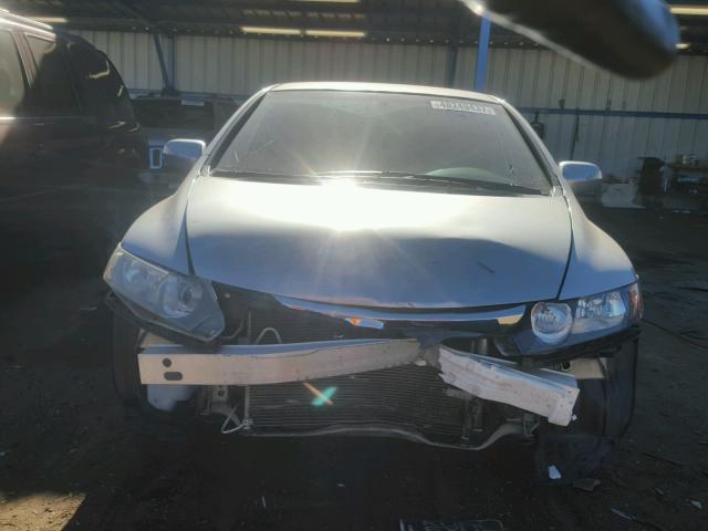 JHMFA36288S009321 - 2008 HONDA CIVIC HYBR SILVER photo 9