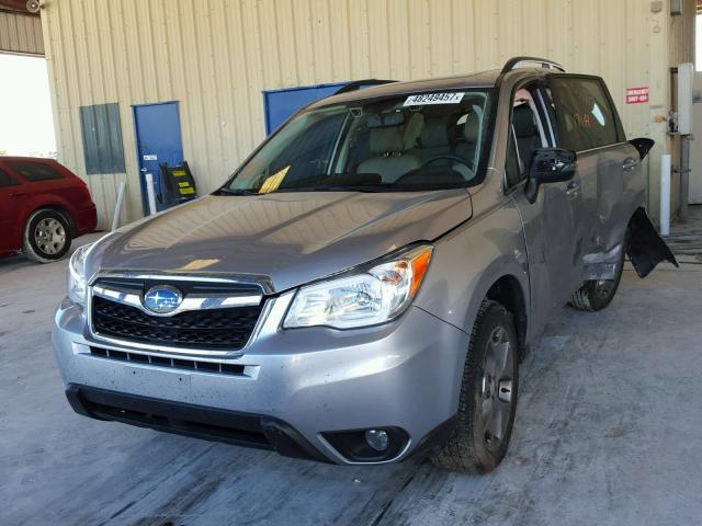 JF2SJAXCXGH526287 - 2016 SUBARU FORESTER 2 GRAY photo 2