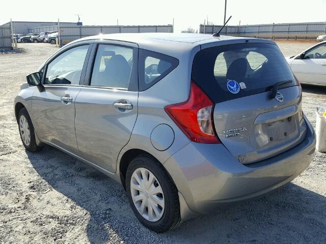 3N1CE2CP3FL396510 - 2015 NISSAN VERSA NOTE GRAY photo 3