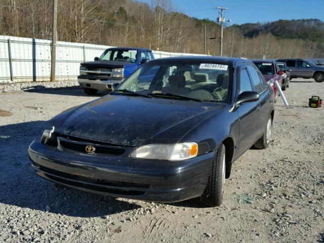 2T1BR12E3YC383558 - 2000 TOYOTA COROLLA VE BLACK photo 2