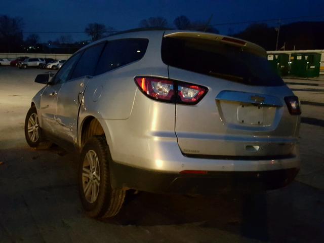 1GNKRHKD5GJ155328 - 2016 CHEVROLET TRAVERSE L SILVER photo 3