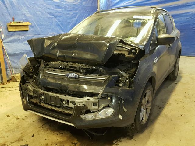 1FMCU9GX6DUC58574 - 2013 FORD ESCAPE SE BLACK photo 2