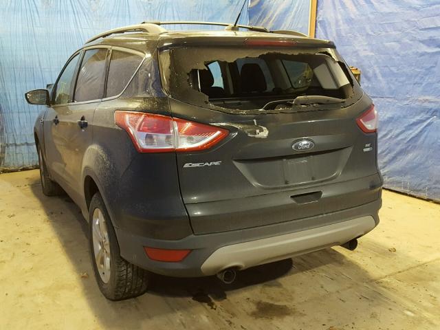 1FMCU9GX6DUC58574 - 2013 FORD ESCAPE SE BLACK photo 3