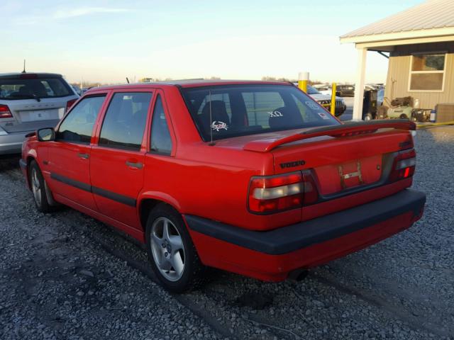 YV1LS5822V2368745 - 1997 VOLVO 850 R RED photo 3