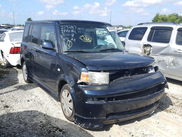 JTLKT324X64125496 - 2006 TOYOTA SCION XB ლურჯი ფოტო 1