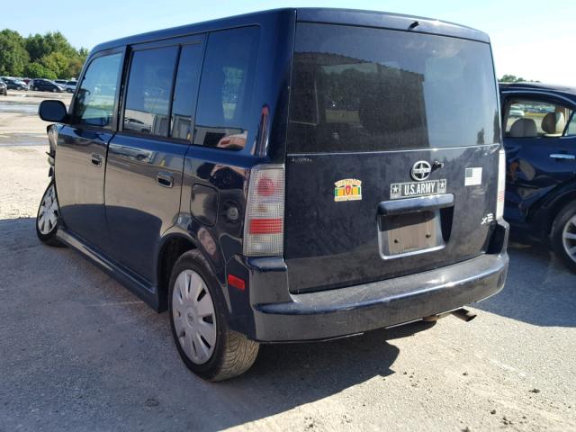 JTLKT324X64125496 - 2006 TOYOTA SCION XB ლურჯი ფოტო 3