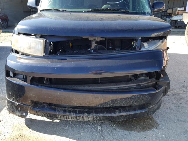 JTLKT324X64125496 - 2006 TOYOTA SCION XB ლურჯი ფოტო 9