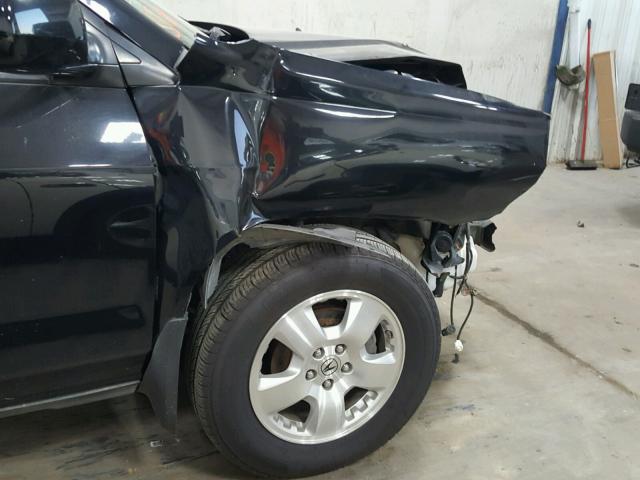 2HNYD18246H519635 - 2006 ACURA MDX BLACK photo 9