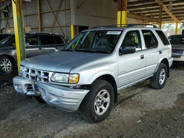 4S2CK58W724316623 - 2002 ISUZU RODEO S SILVER photo 2