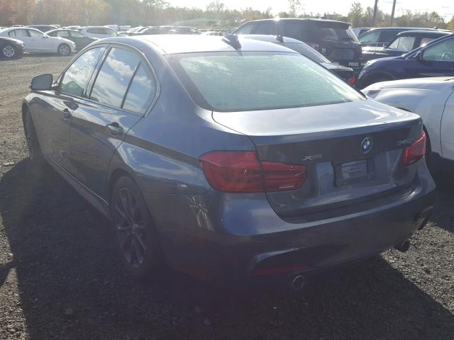 WBA8B7G36HNU38121 - 2017 BMW 340 XI GRAY photo 3