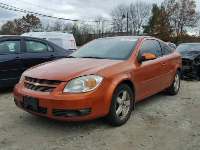 1G1AL15F767882274 - 2006 CHEVROLET COBALT LT ORANGE photo 2