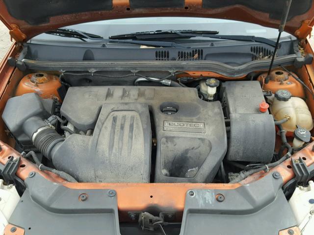 1G1AL15F767882274 - 2006 CHEVROLET COBALT LT ORANGE photo 7