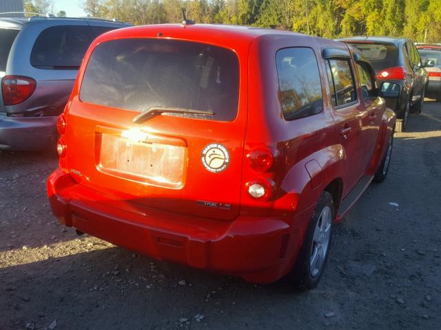 3GNCA13B09S579470 - 2009 CHEVROLET HHR LS Rojo foto 4