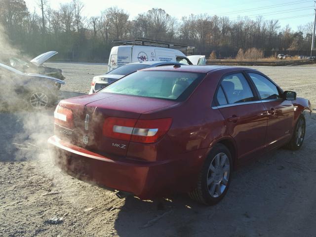 3LNHM26T99R613621 - 2009 LINCOLN MKZ წითელი ფოტო 4