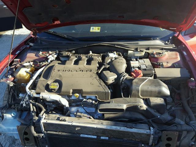 3LNHM26T99R613621 - 2009 LINCOLN MKZ წითელი ფოტო 7
