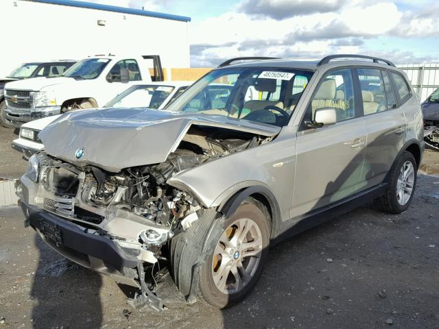 WBXPC93487WF08447 - 2007 BMW X3 3.0SI TAN photo 2