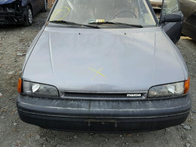 JM1BG2323M0235284 - 1991 MAZDA 323 BASE SILVER photo 7