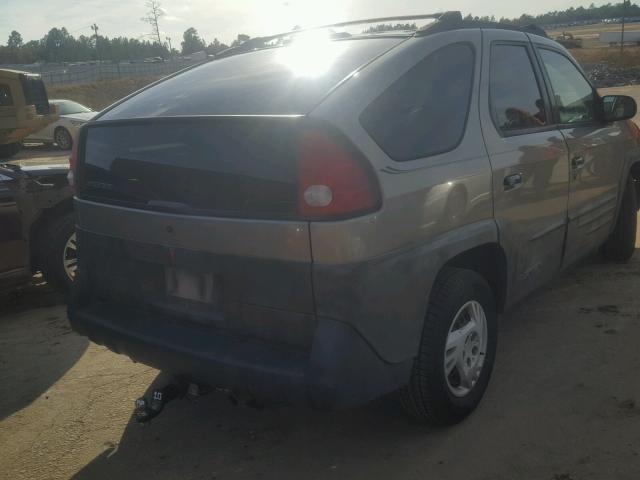 3G7DA03E31S509837 - 2001 PONTIAC AZTEK TAN photo 4