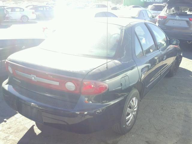 1G1JC52F837170685 - 2003 CHEVROLET CAVALIER BLACK photo 4