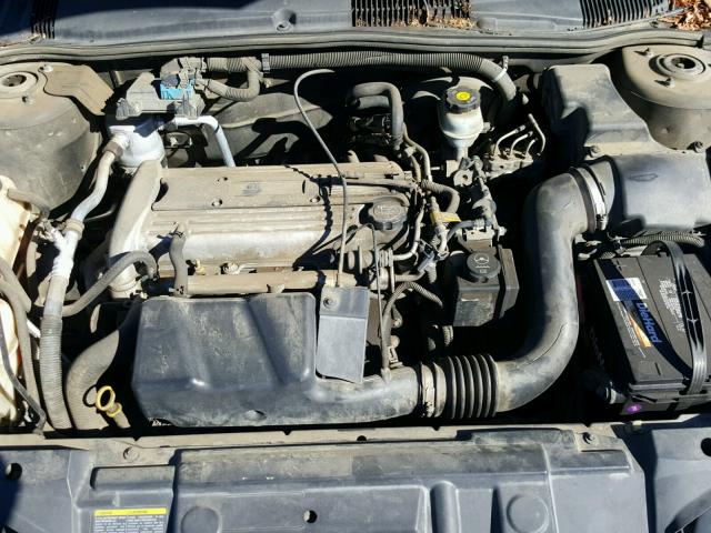 1G1JC52F837170685 - 2003 CHEVROLET CAVALIER BLACK photo 7