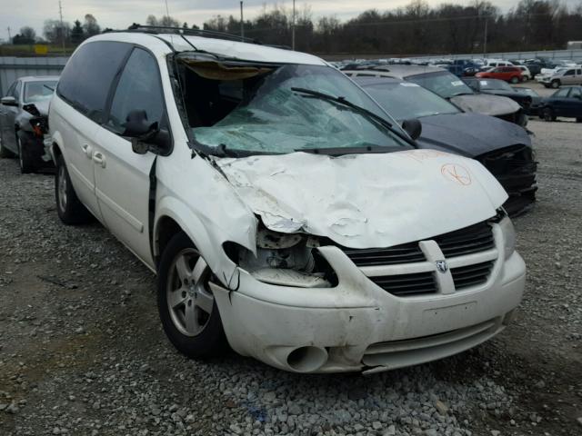 2D4GP44L35R480931 - 2005 DODGE GRAND CARA WHITE photo 1