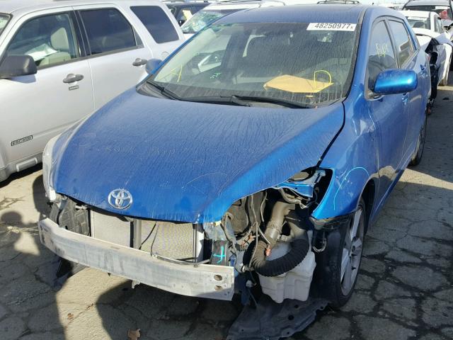 2T1KE40E89C023011 - 2009 TOYOTA COROLLA MA BLUE photo 2