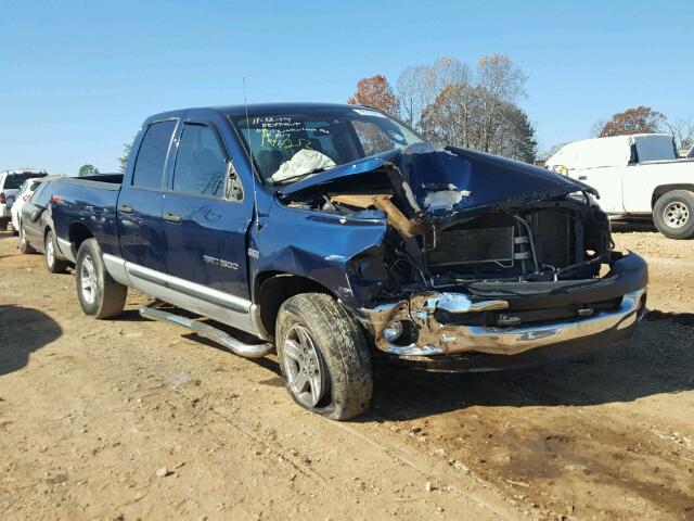 1D7HU18227J594913 - 2007 DODGE RAM 1500 S BLUE photo 1