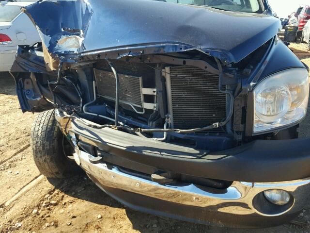 1D7HU18227J594913 - 2007 DODGE RAM 1500 S BLUE photo 9