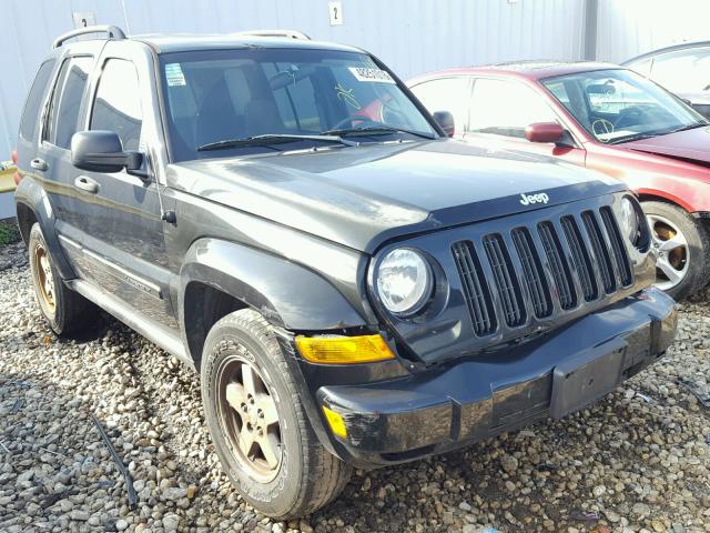 1J4GL38KX5W667136 - 2005 JEEP LIBERTY RE BLACK photo 1